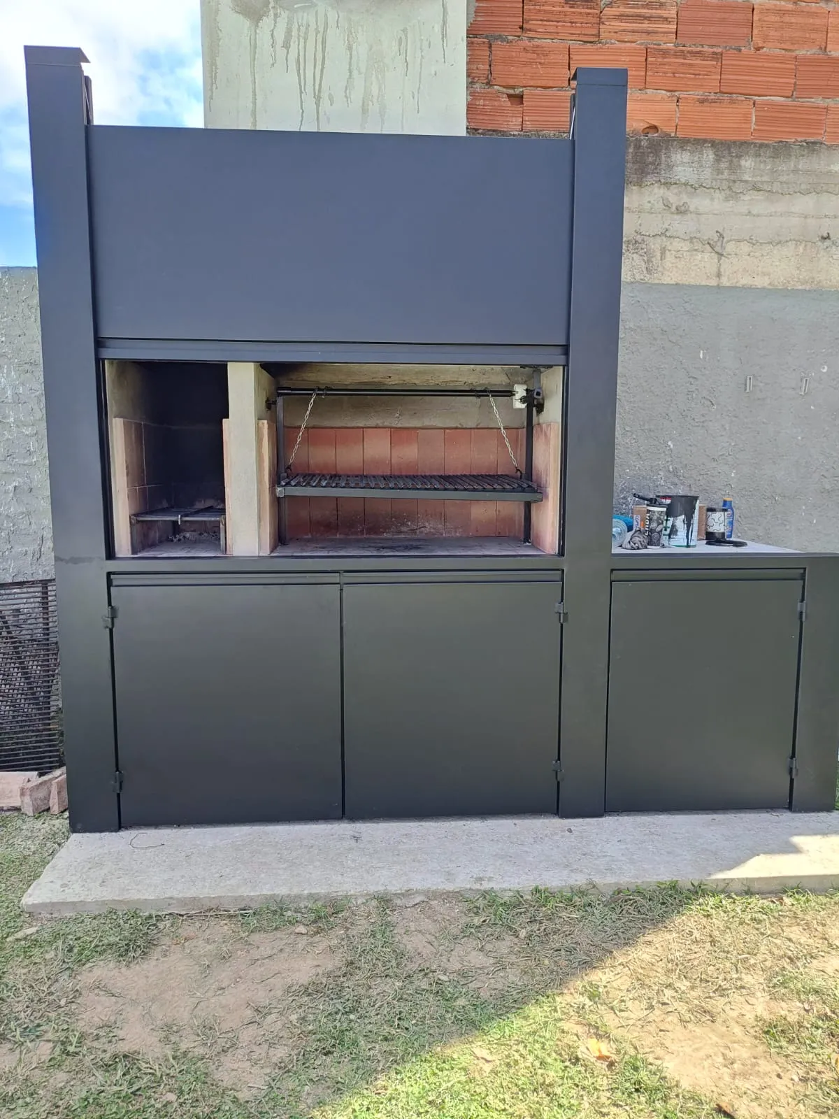Pérgola grande para quincho exterior – Herrería La Plata