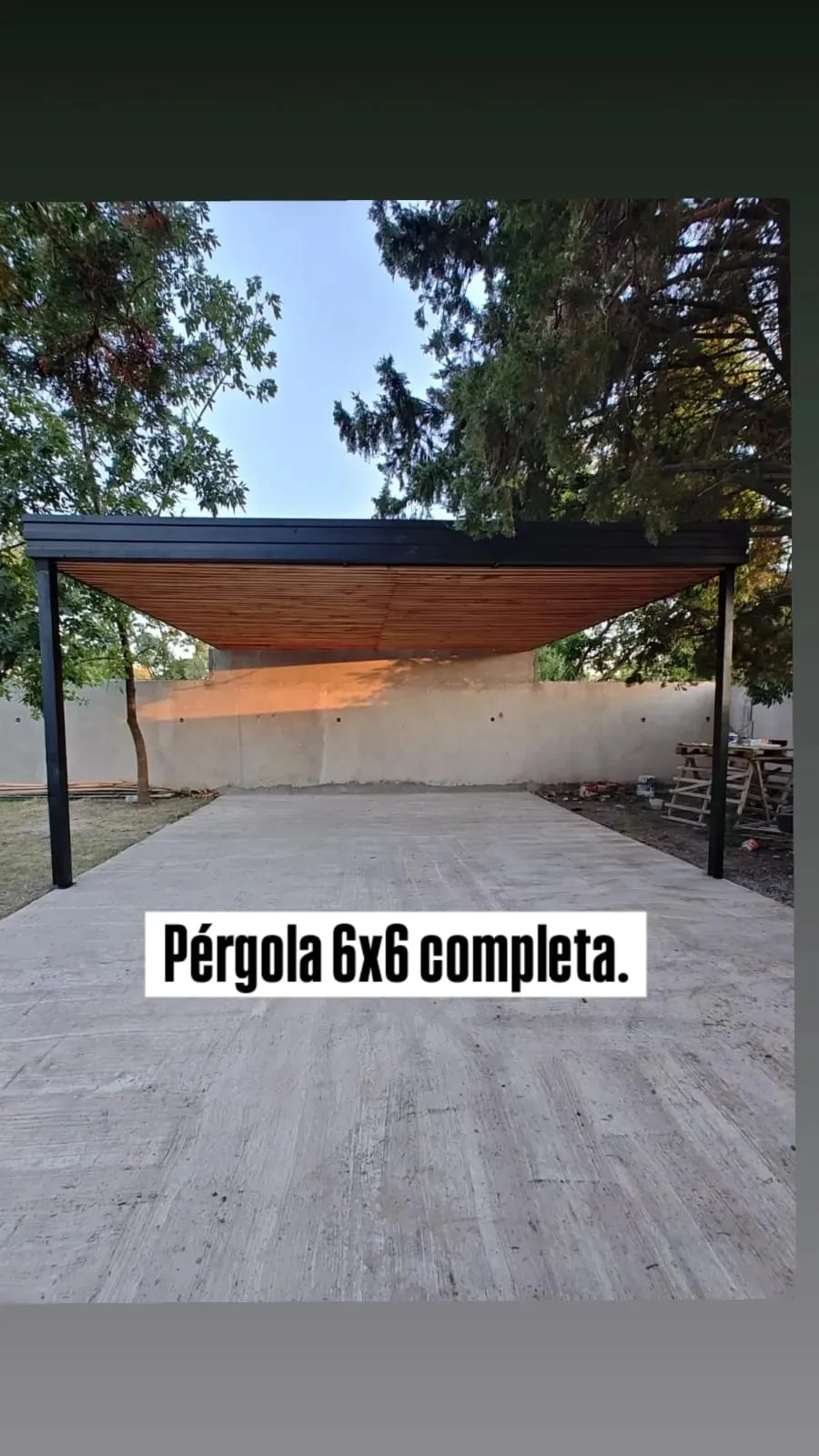 Pérgola hierro exterior – Creaciones Metalúrgicas La Plata
